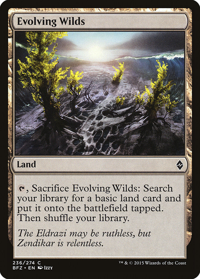 MTG Card Title: Evolving Wilds BFZ/236