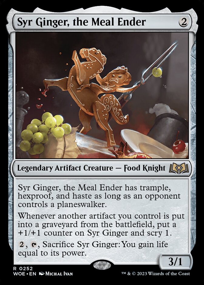 MTG Card Title: Syr Ginger, the Meal Ender WOE/252