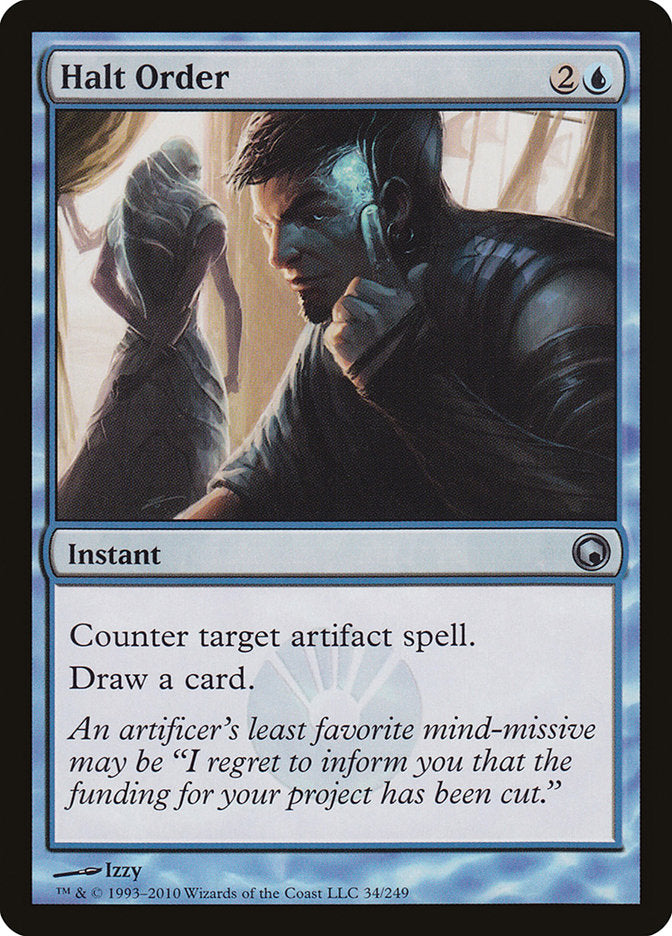 MTG Card Title: Halt Order SOM/34