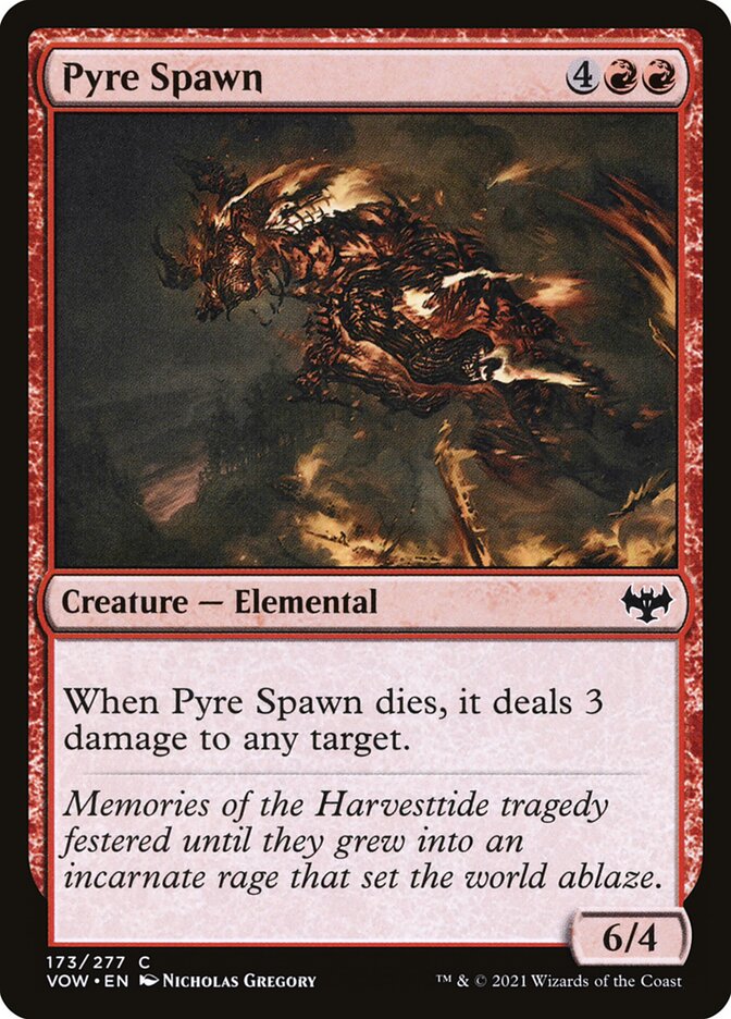 MTG Card Title: Pyre Spawn VOW/173