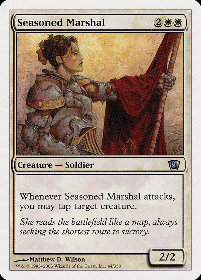 MTG Card Title: Seasoned Marshal 8ED/44