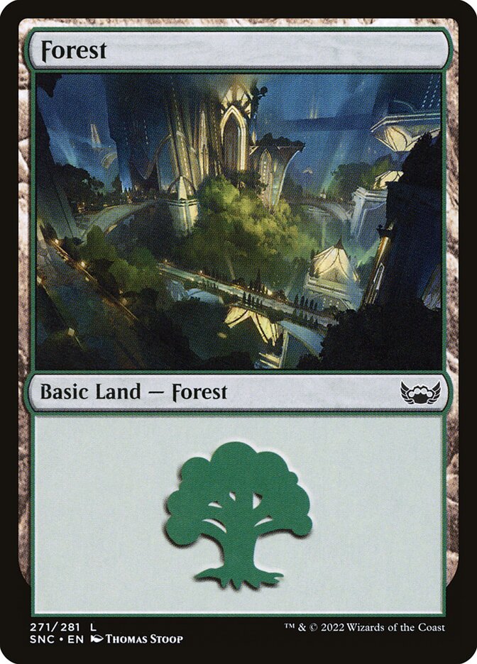 MTG Card Title: Forest SNC/271