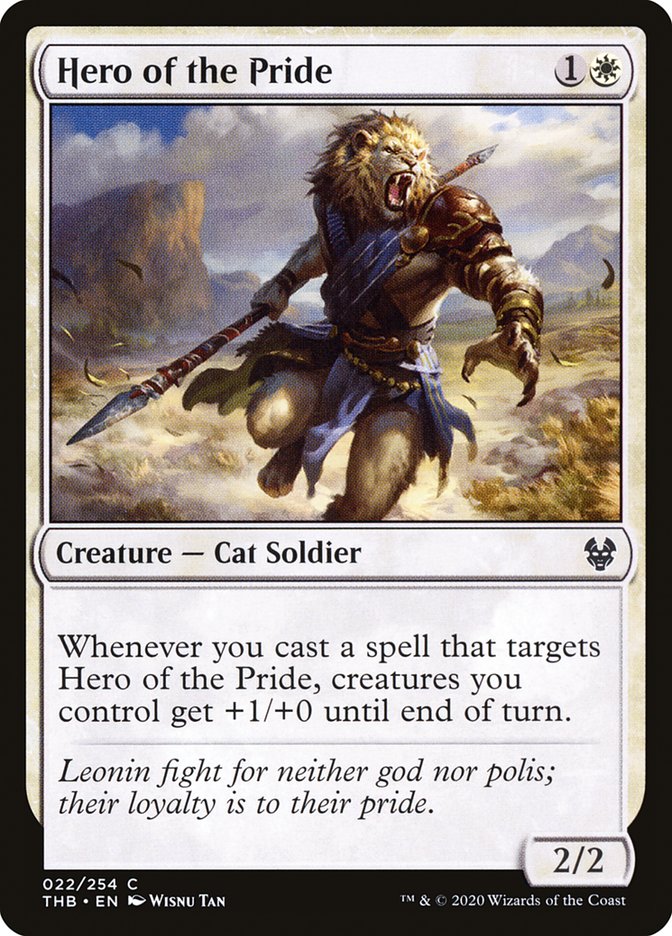 MTG Card Title: Hero of the Pride THB/22