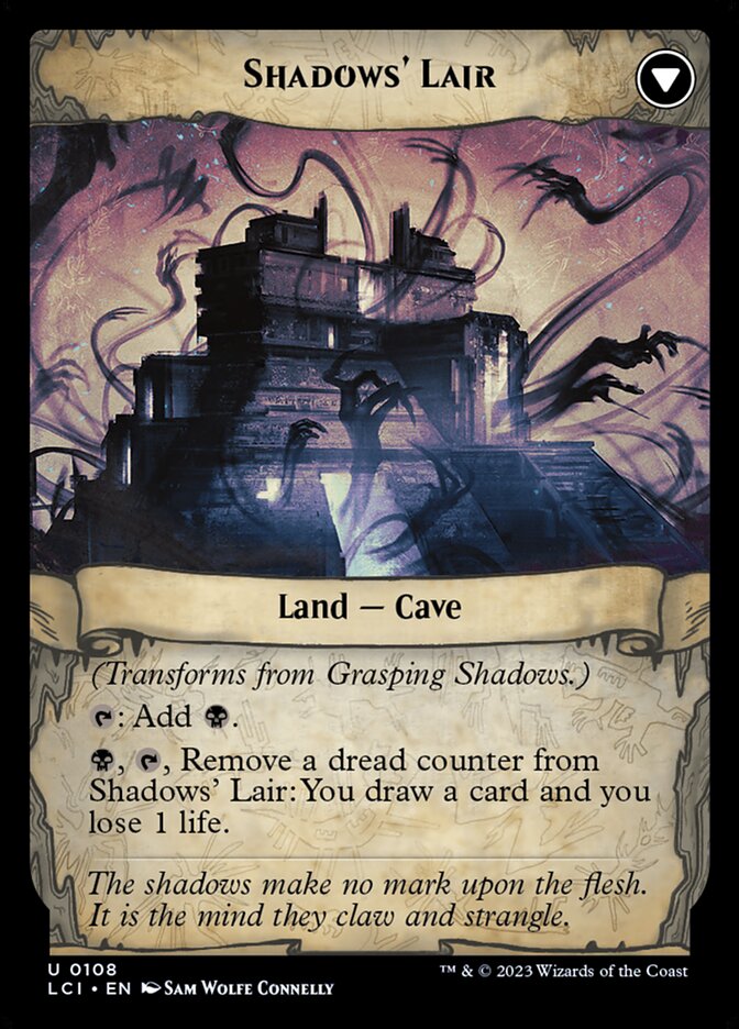 Grasping Shadows // Shadows' Lair LCI/108