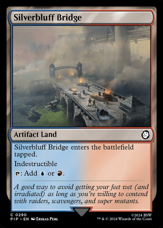 MTG Card Title: Silverbluff Bridge PIP/290
