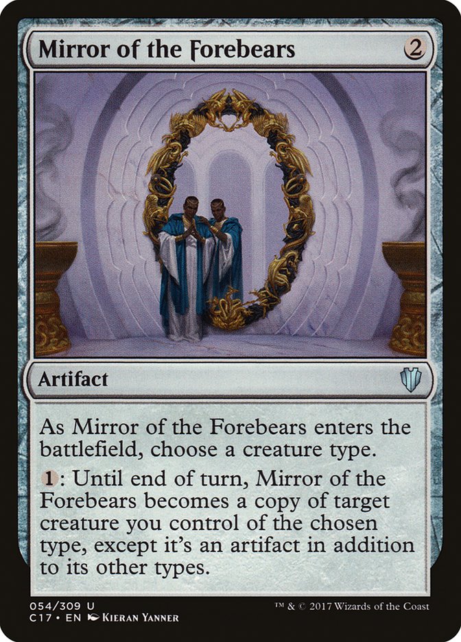 MTG Card Title: Mirror of the Forebears C17/54