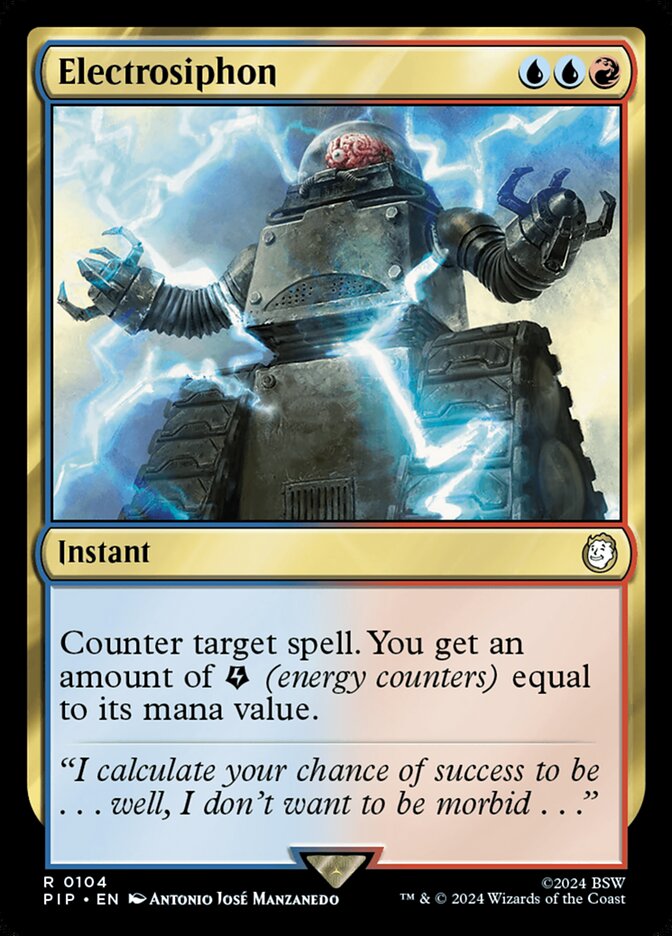 MTG Card Title: Electrosiphon PIP/104