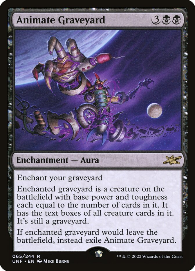 MTG Card Title: Animate Graveyard UNF/65
