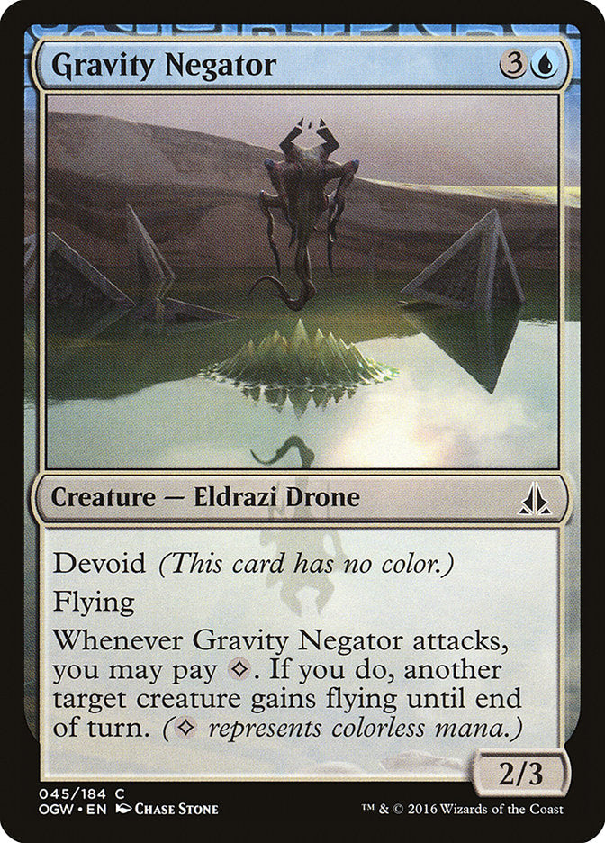 MTG Card Title: Gravity Negator OGW/45