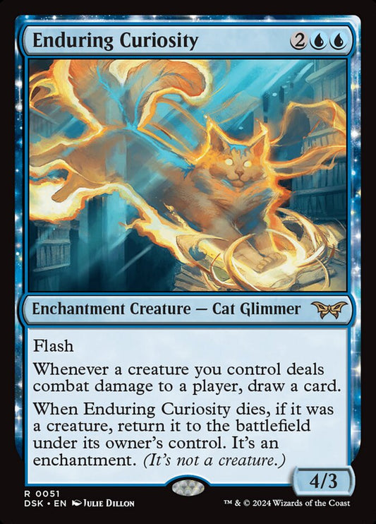 MTG Card Title: Enduring Curiosity DSK/51