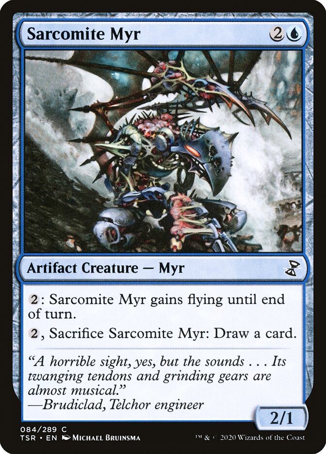 MTG Card Title: Sarcomite Myr TSR/84