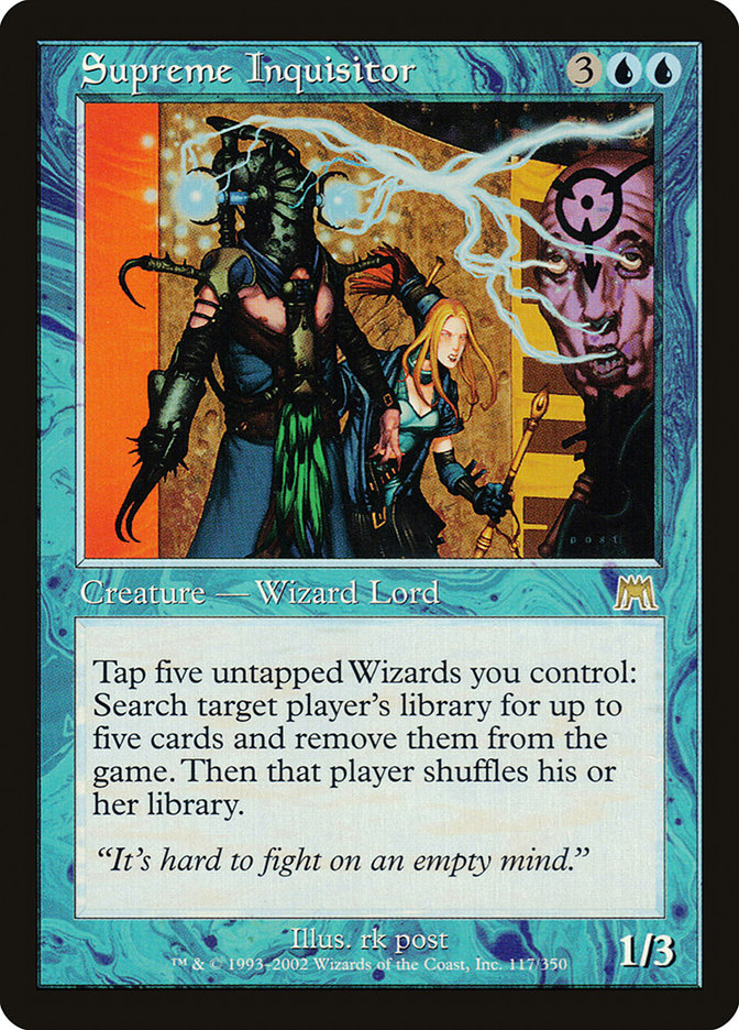 MTG Card Title: Supreme Inquisitor ONS/117