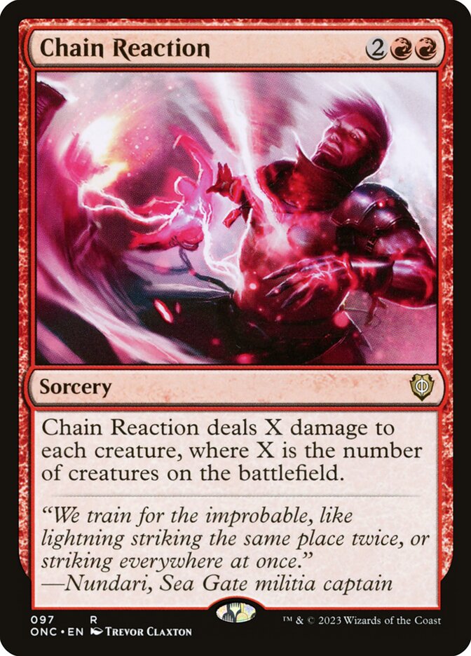 MTG Card Title: Chain Reaction ONC/97