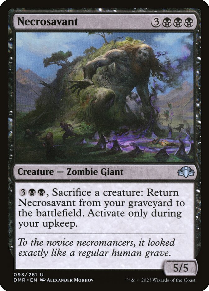 MTG Card Title: Necrosavant DMR/93