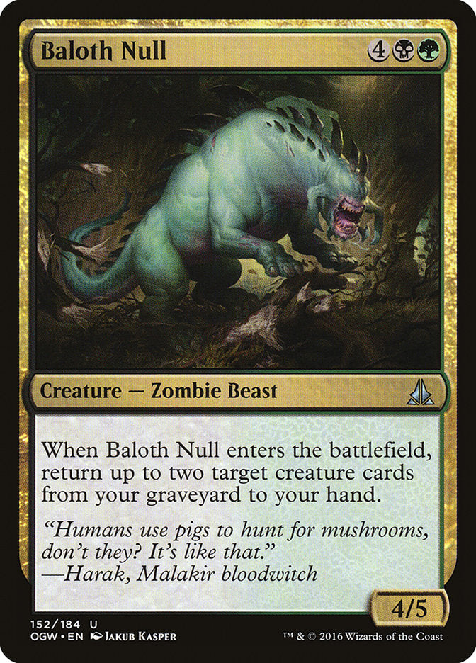 MTG Card Title: Baloth Null OGW/152