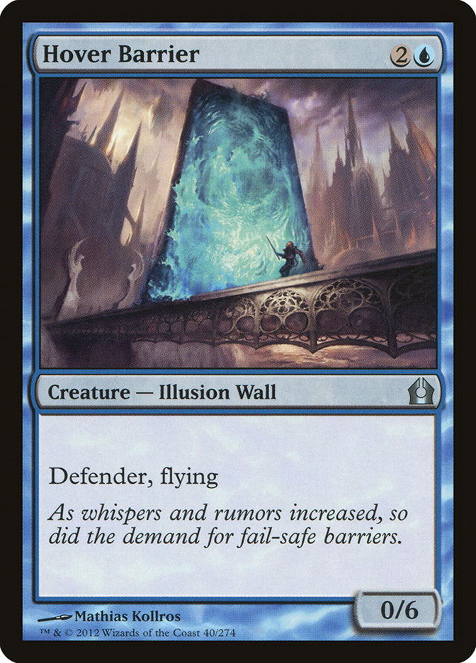 MTG Card Title: Hover Barrier RTR/40