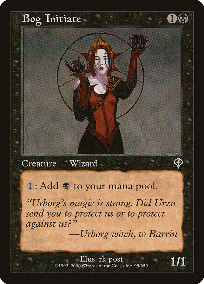 MTG Card Title: Bog Initiate INV/95