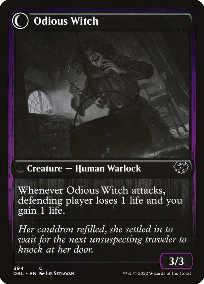 Ragged Recluse // Odious Witch DBL/394