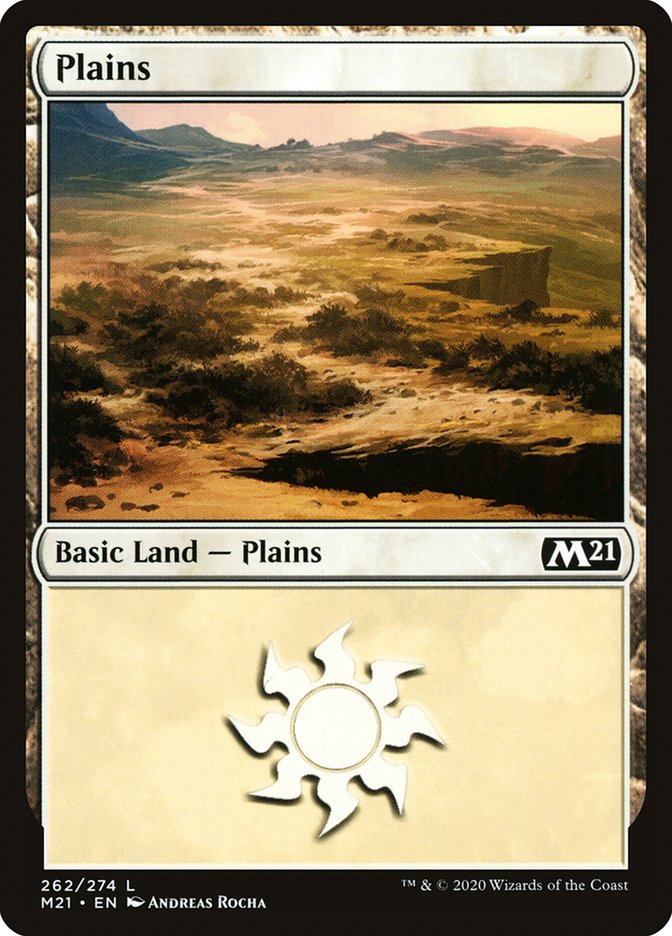 MTG Card Title: Plains M21/262