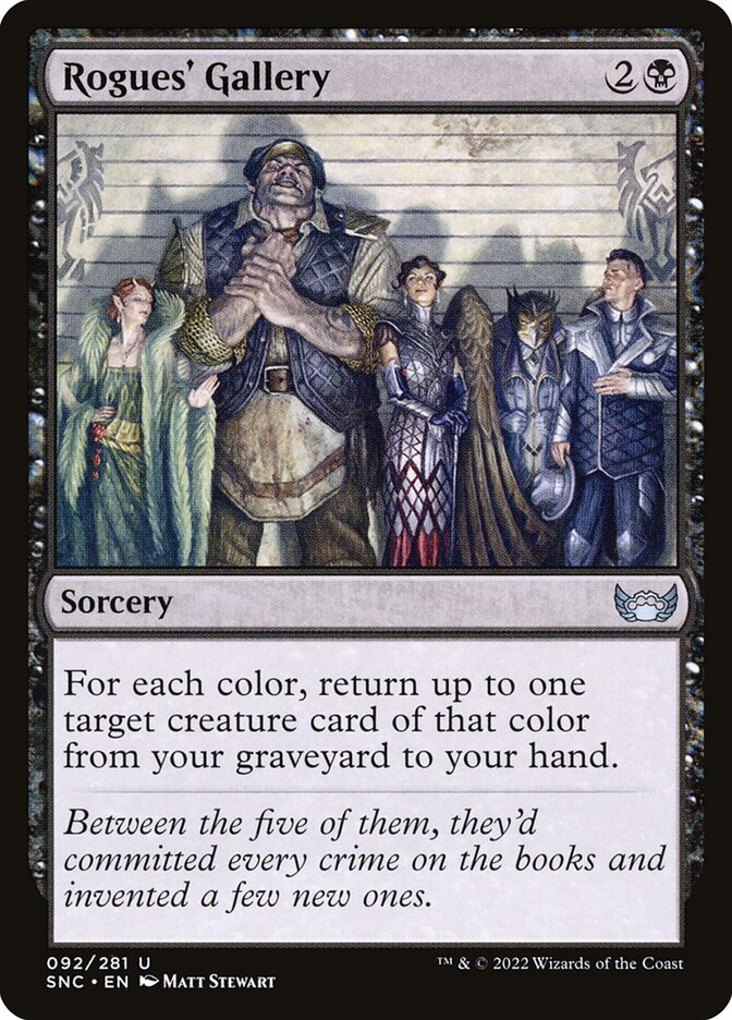 MTG Card Title: Rogues' Gallery SNC/92