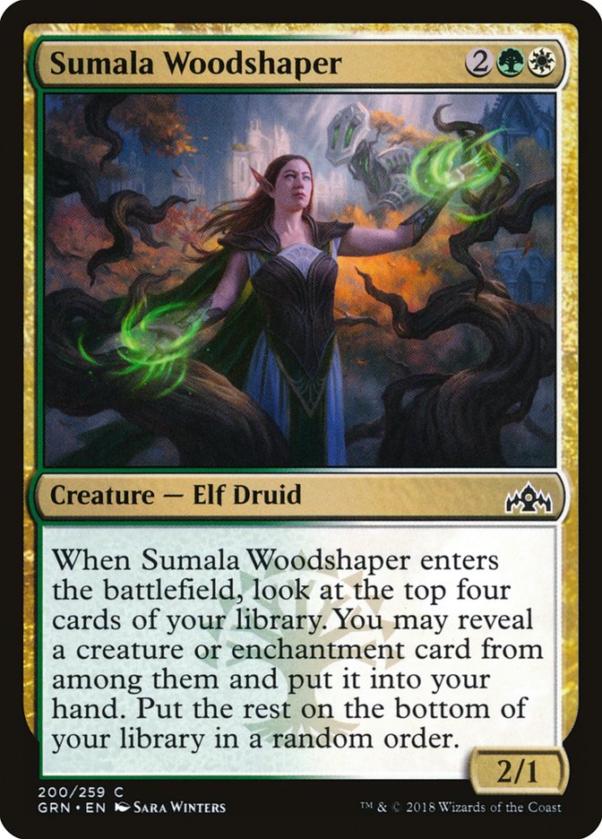 MTG Card Title: Sumala Woodshaper GRN/200