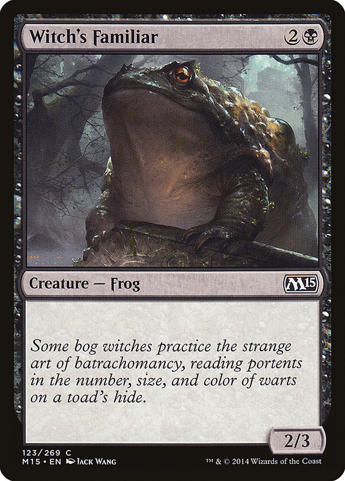 MTG Card Title: Witch's Familiar M15/123