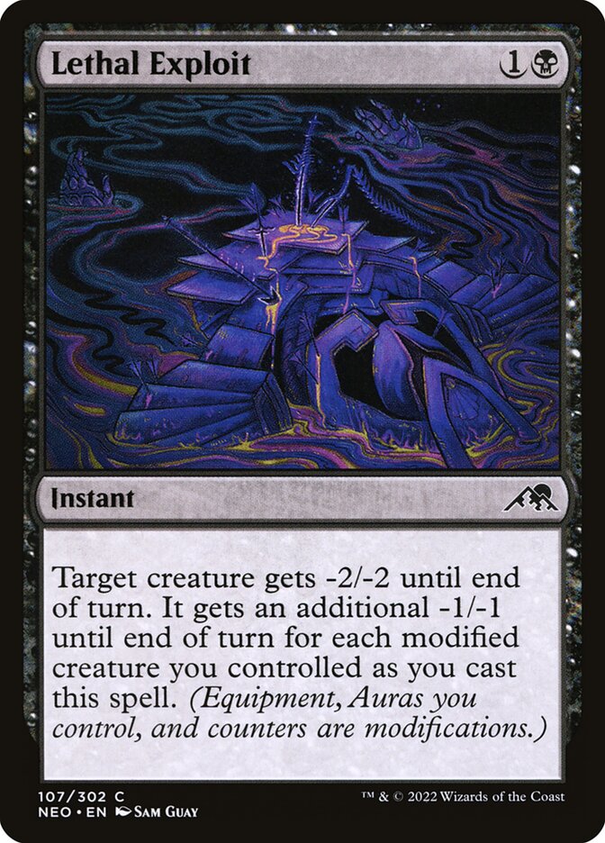 MTG Card Title: Lethal Exploit NEO/107
