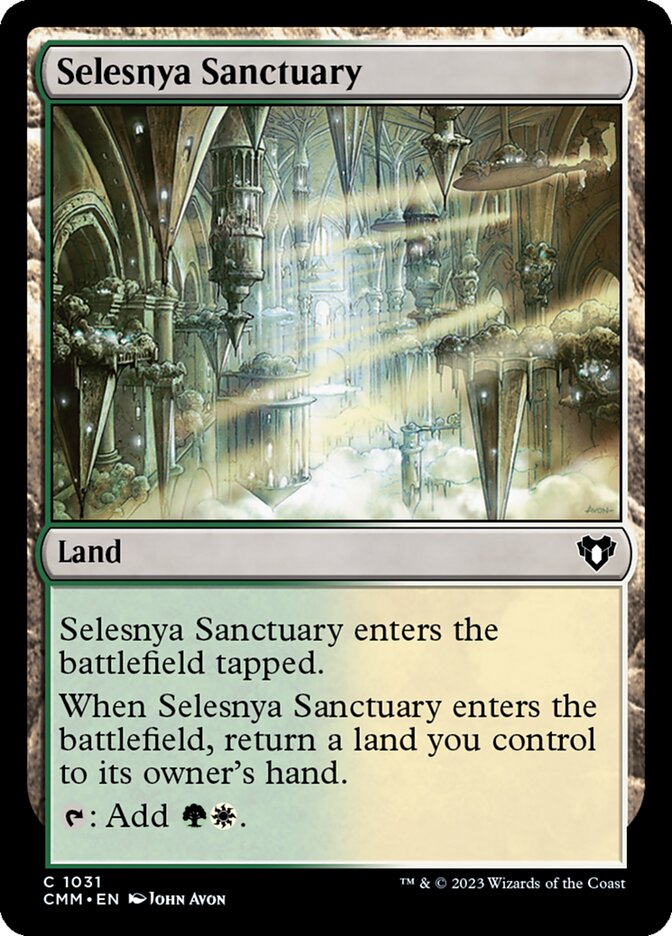 MTG Card Title: Selesnya Sanctuary CMM/1031