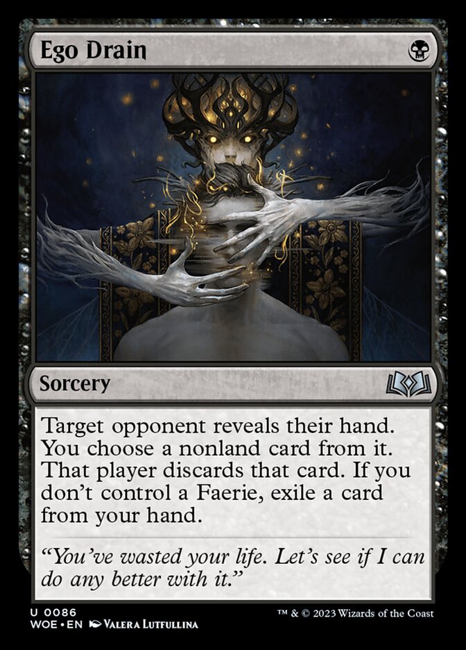 MTG Card Title: Ego Drain WOE/86