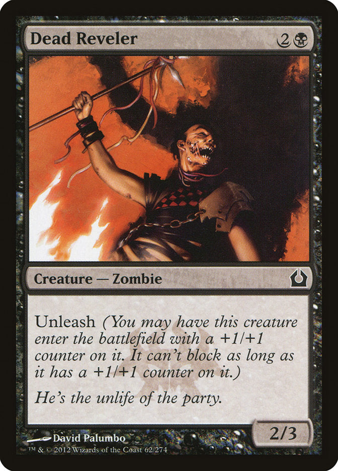MTG Card Title: Dead Reveler RTR/62