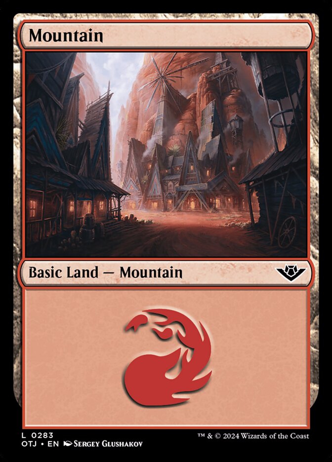 MTG Card Title: Mountain OTJ/283