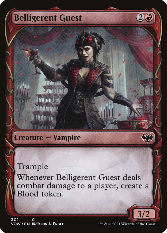 MTG Card Title: Belligerent Guest VOW/301