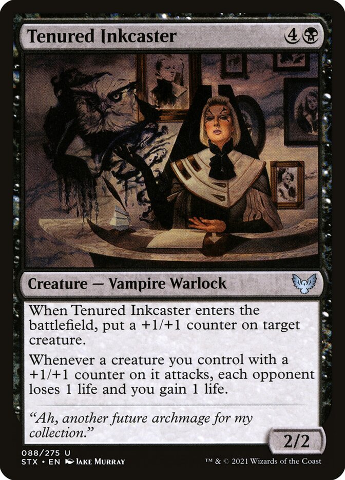 MTG Card Title: Tenured Inkcaster STX/88