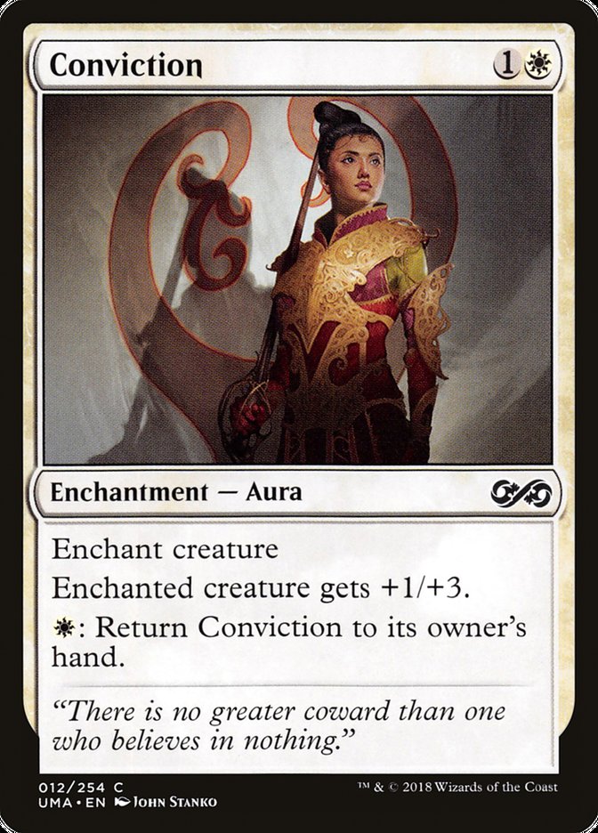 MTG Card Title: Conviction UMA/12