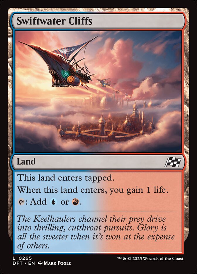 MTG Card Title: Swiftwater Cliffs DFT/265