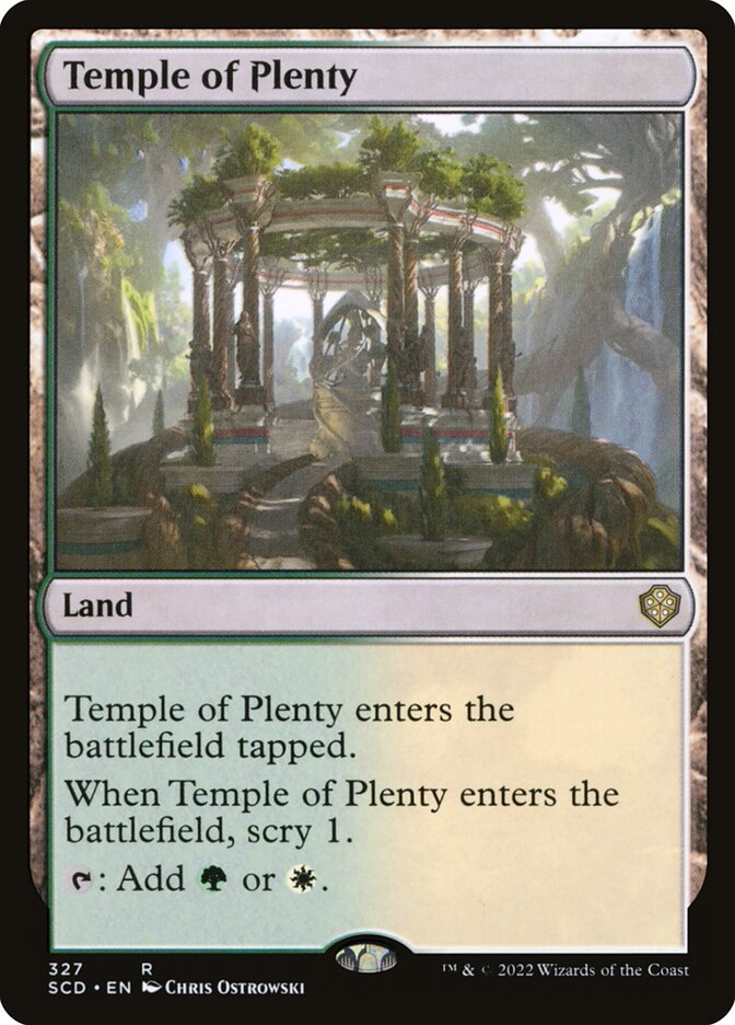 MTG Card Title: Temple of Plenty SCD/327