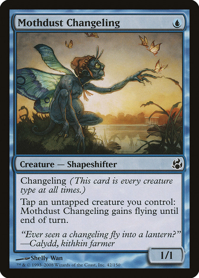 MTG Card Title: Mothdust Changeling MOR/42