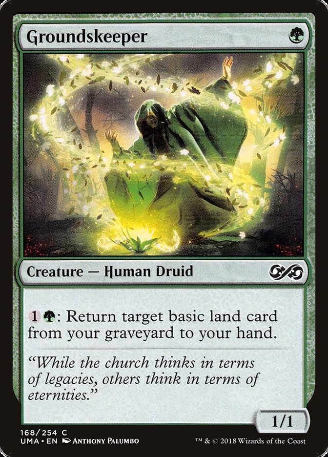 MTG Card Title: Groundskeeper UMA/168