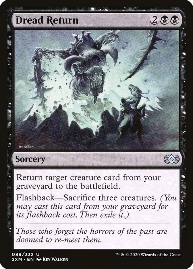 MTG Card Title: Dread Return 2XM/89