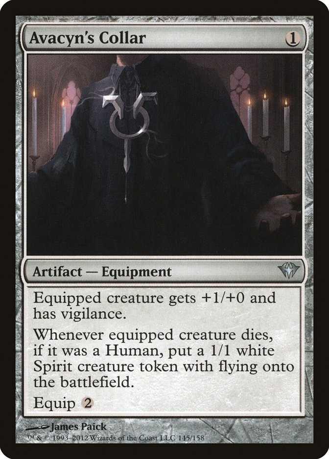 MTG Card Title: Avacyn's Collar DKA/145