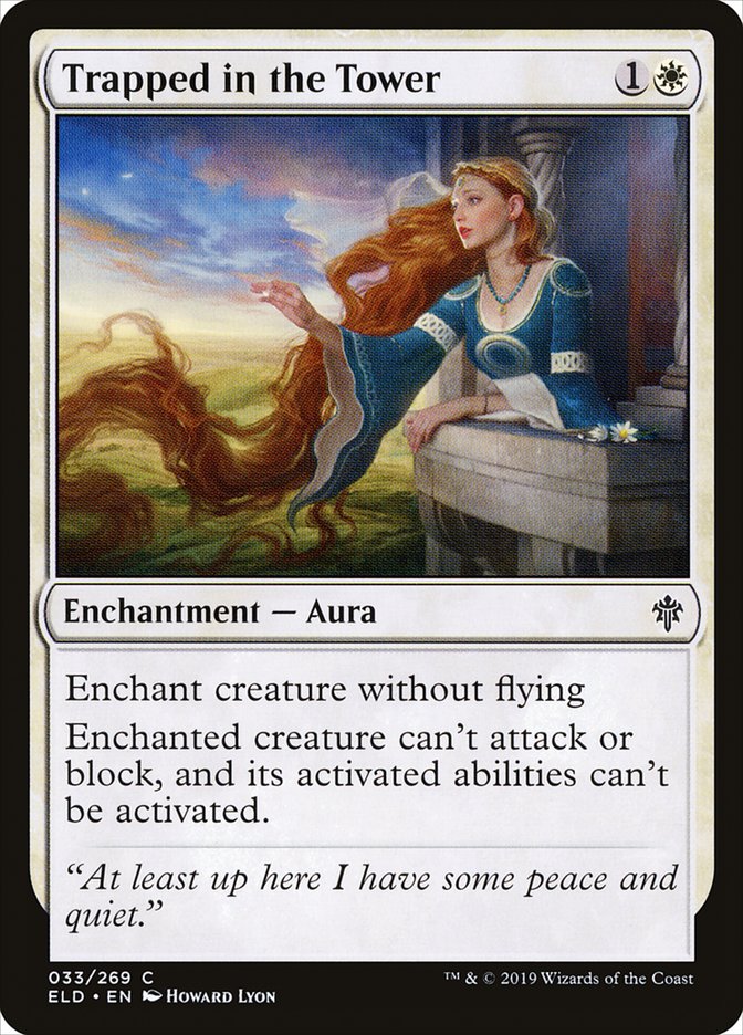 MTG Card Title: Trapped in the Tower ELD/33