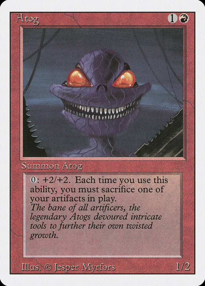 MTG Card Title: Atog 3ED/139