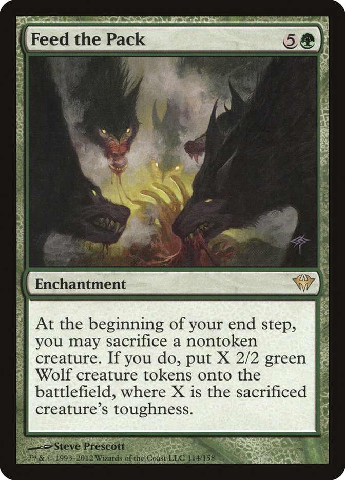 MTG Card Title: Feed the Pack DKA/114