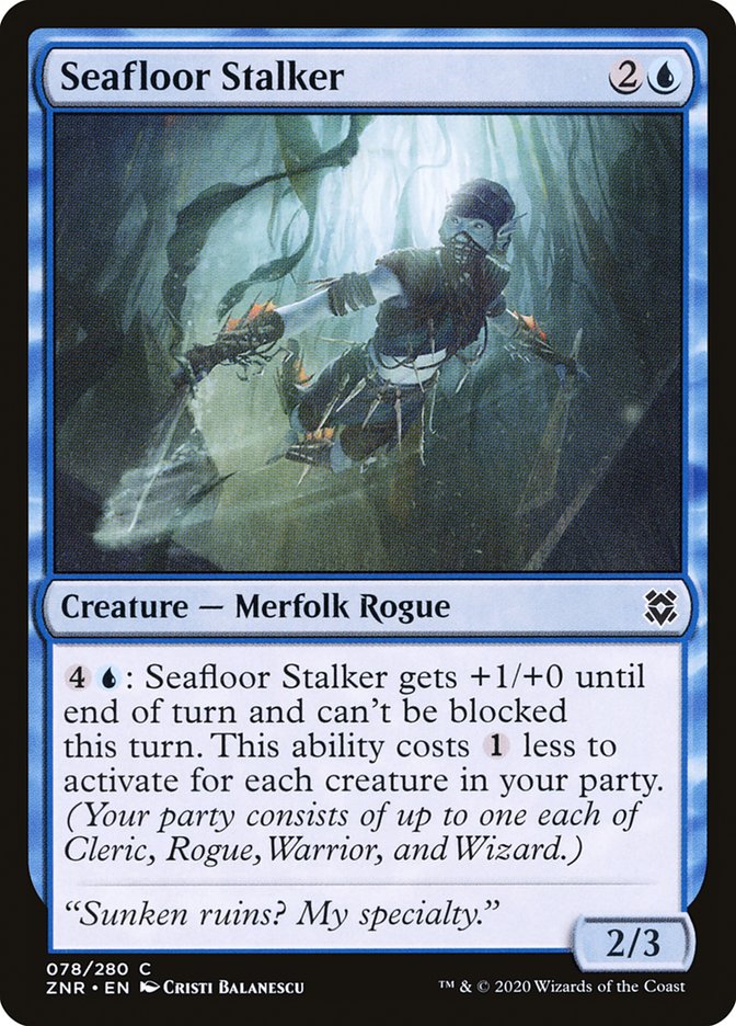 MTG Card Title: Seafloor Stalker ZNR/78