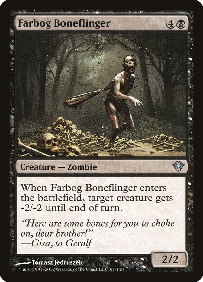 MTG Card Title: Farbog Boneflinger DKA/61