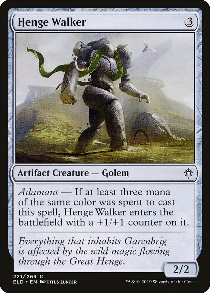 MTG Card Title: Henge Walker ELD/221
