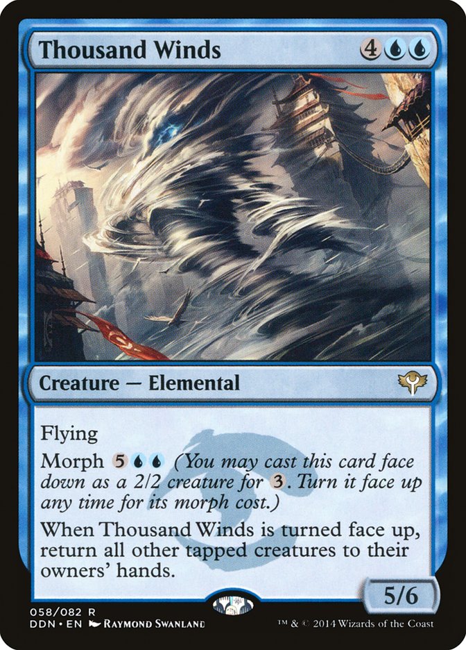 MTG Card Title: Thousand Winds DDN/58
