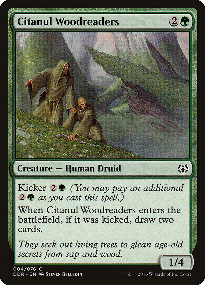 MTG Card Title: Citanul Woodreaders DDR/4