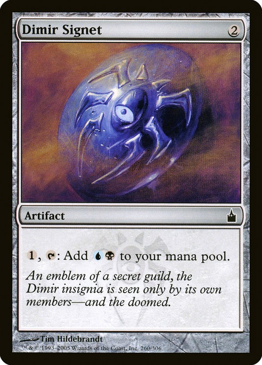 MTG Card Title: Dimir Signet RAV/260