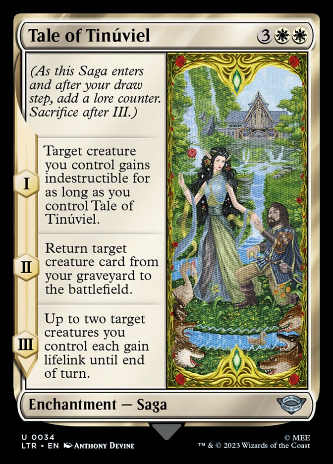 MTG Card Title: Tale of Tinúviel LTR/34